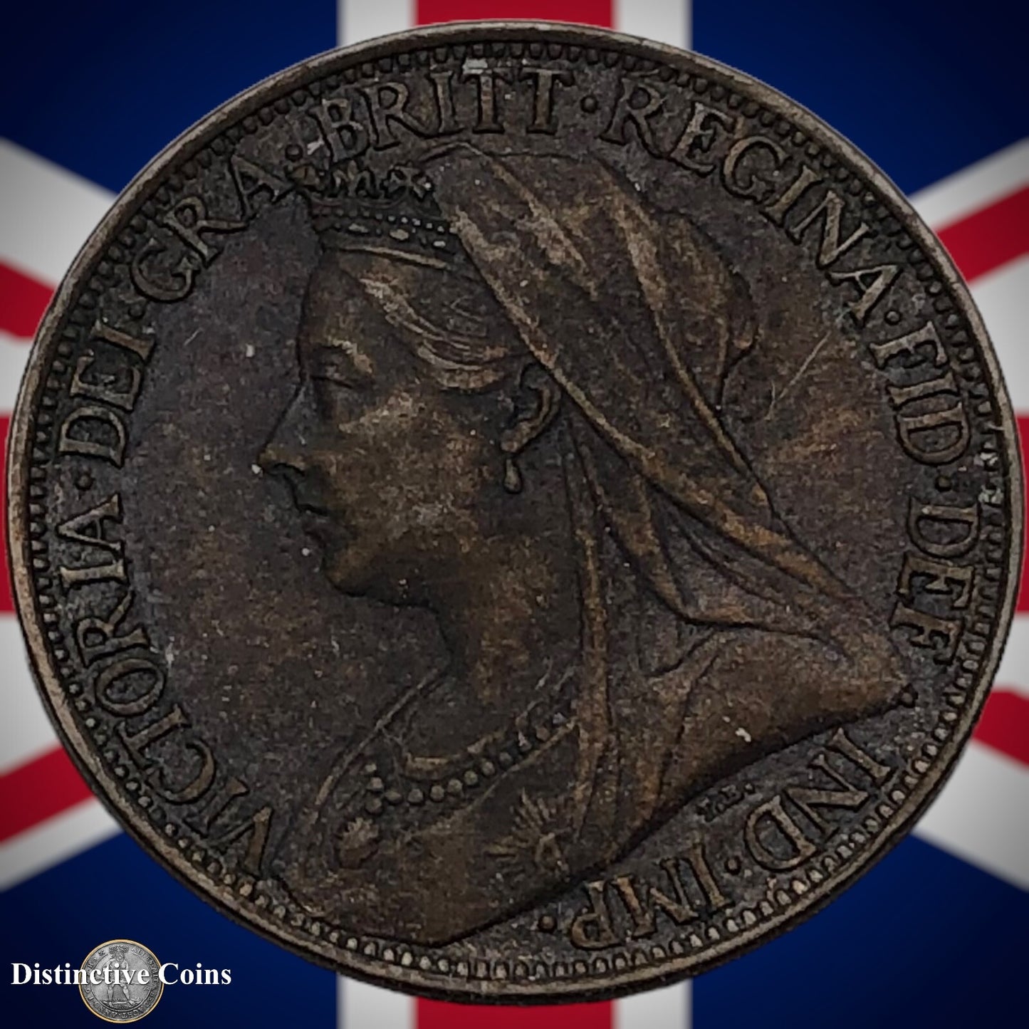 Great Britain 1901 Farthing 1/4d GB4483