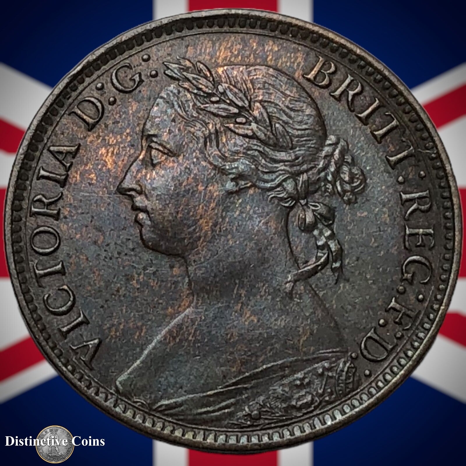 Great Britain 1886 Farthing 1/4d GB4205