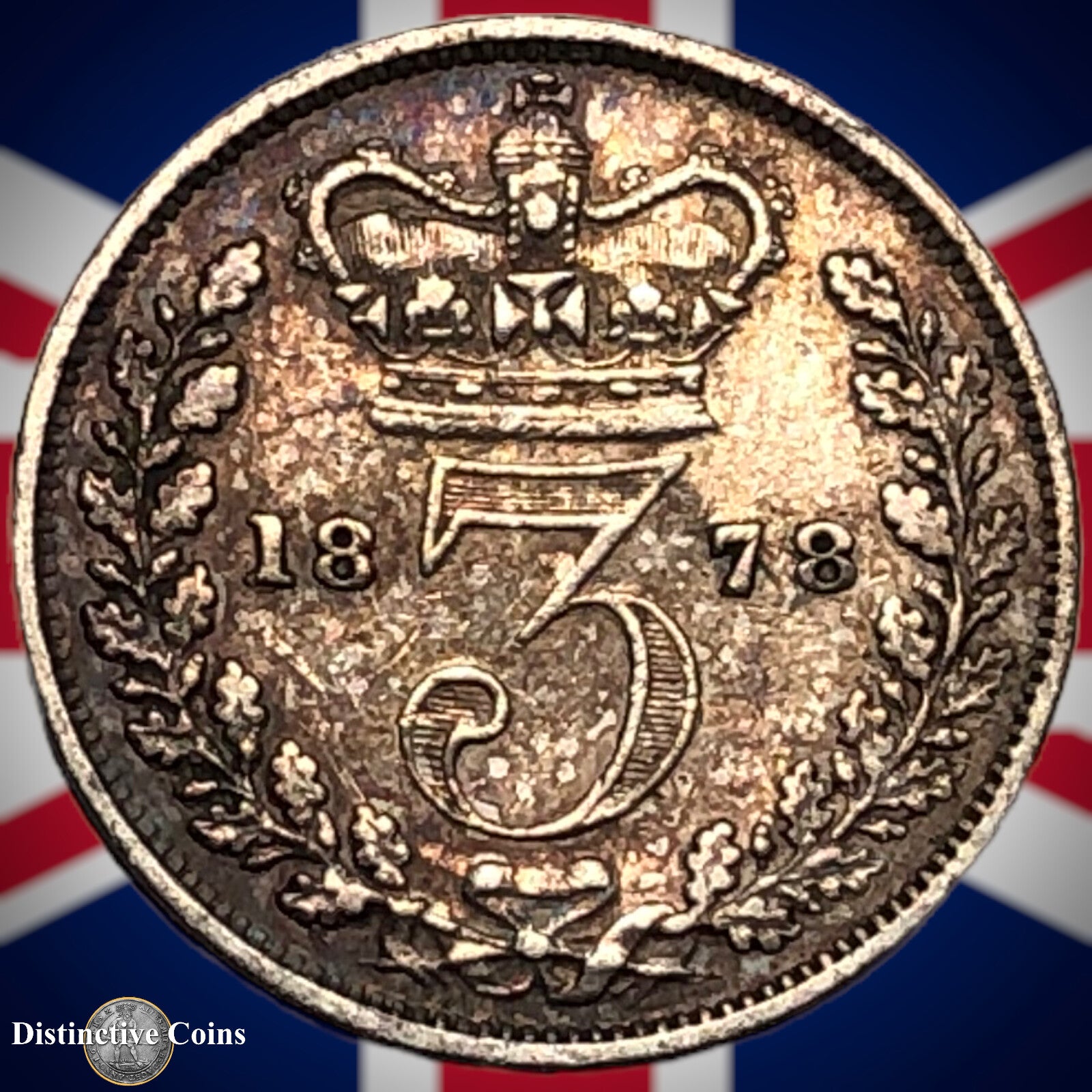 Great Britain 1878 Three Pence GB1897