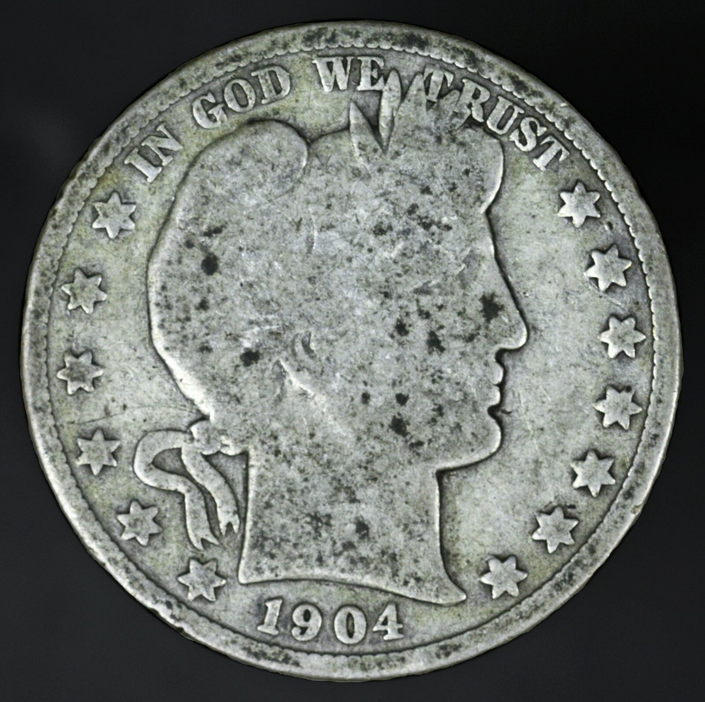 US 1904 O Barber Half Dollar  A3259
