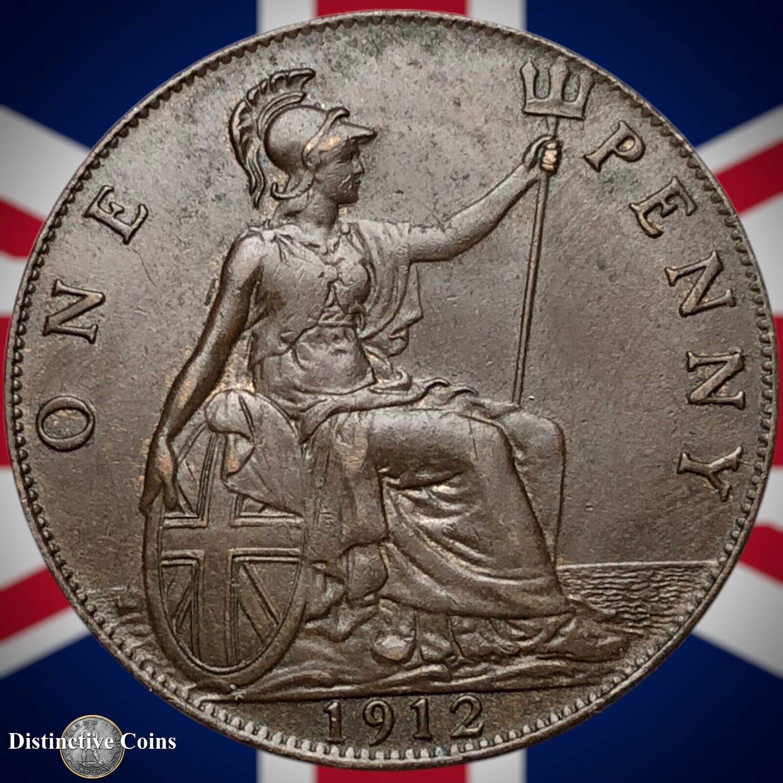 Great Britain 1912 Penny 1d GB6760