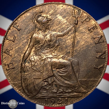 Great Britain 1921 Half Penny 1/2d GB5889