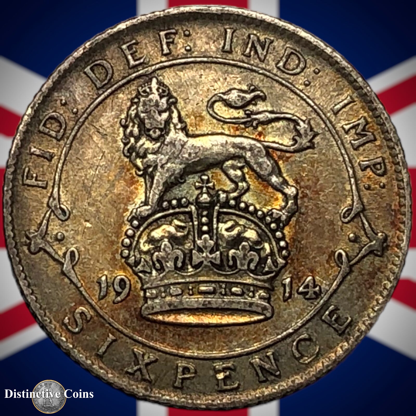 Great Britain 1914 Six Pence GB1575