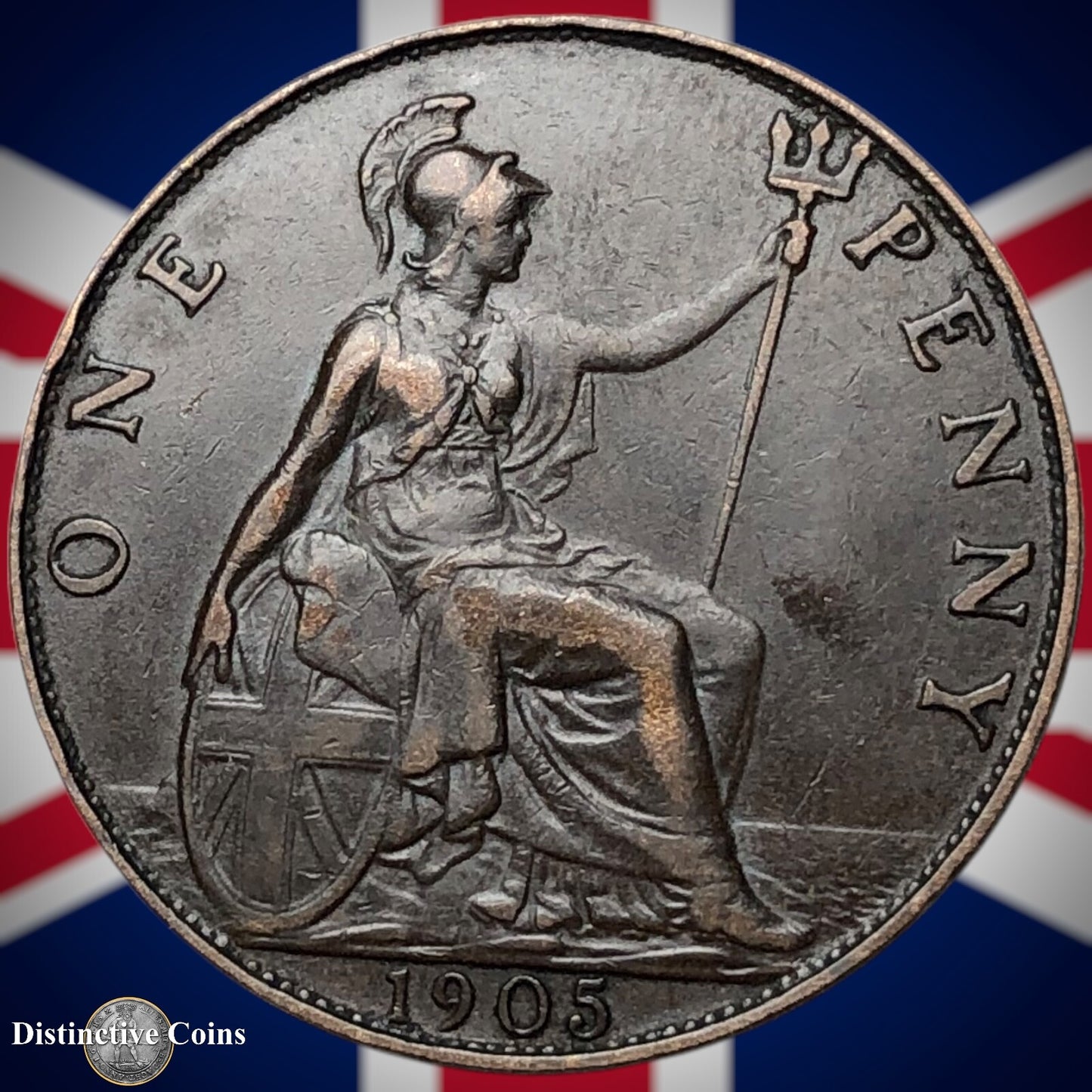 Great Britain 1905 Penny 1d GB6671