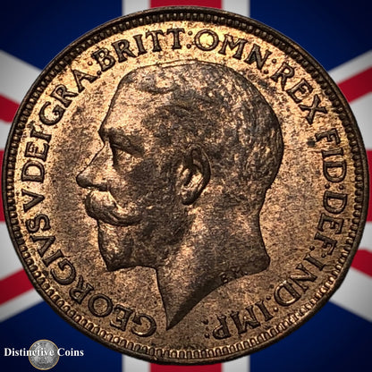 Great Britain 1924 Farthing 1/4d GB4787