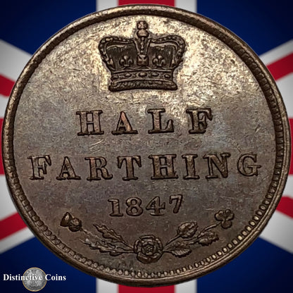 Great Britain 1847 Half Farthing 1/2 Penny GB3138