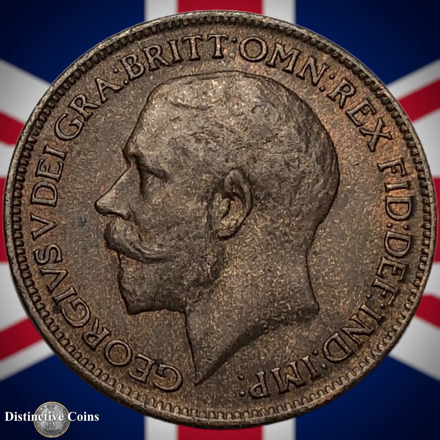 Great Britain 1923 Farthing 1/4d GB4771