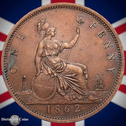 Great Britain 1862 Penny 1d GB6238