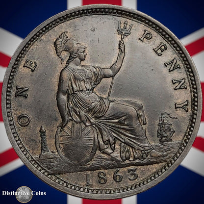 Great Britain 1863 Penny 1d GB6260