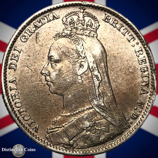 Great Britain 1890 British One Shilling GB0566