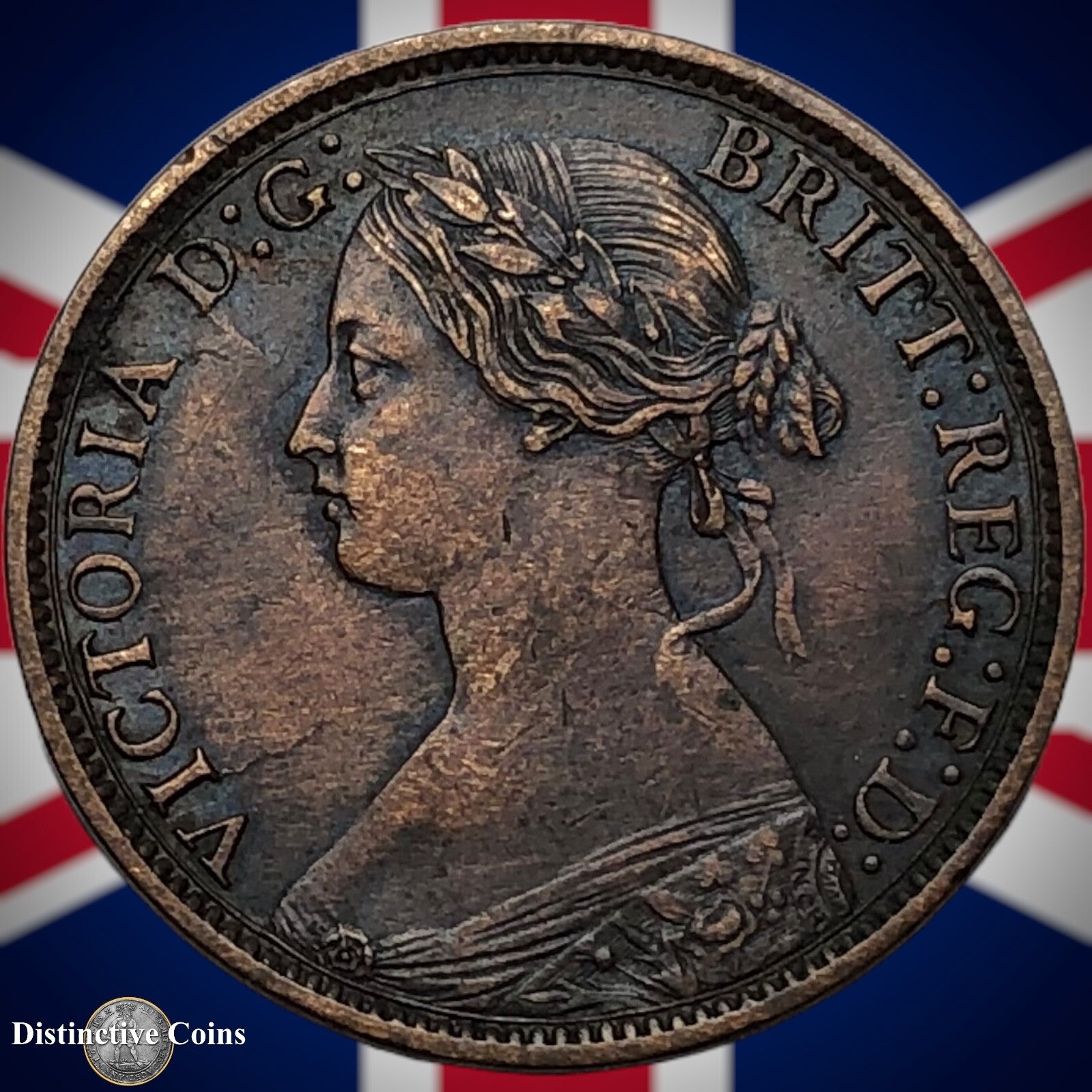 Great Britain 1866 Farthing 1/4d GB3557