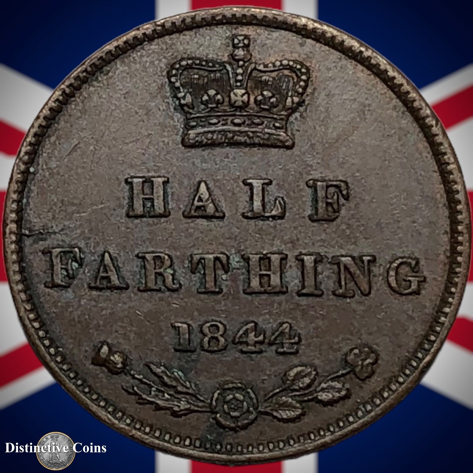 Great Britain 1844 Half Farthing 1/2 Penny GB3081