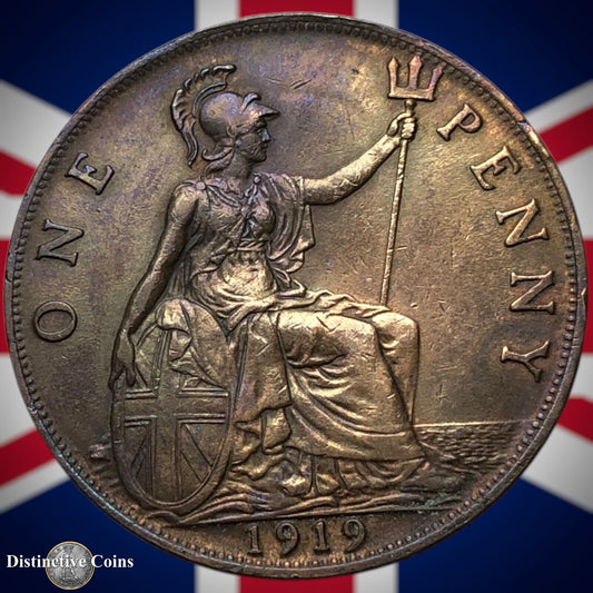 Great Britain 1919 Penny 1d GB6909
