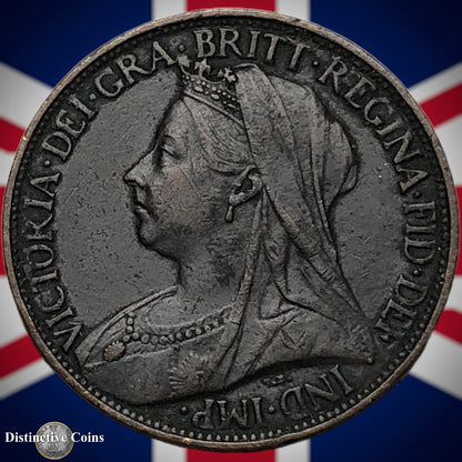 Great Britain 1898 Farthing 1/4d GB4455