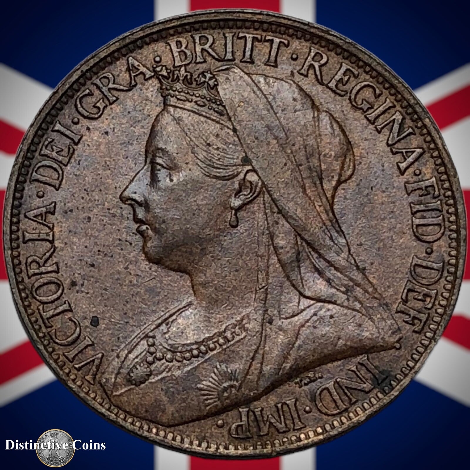 Great Britain 1898 Farthing 1/4d GB4458