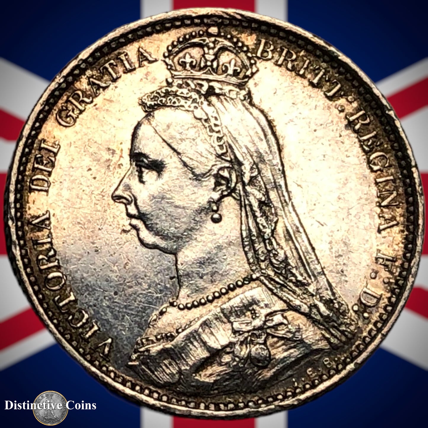 Great Britain 1887 Six Pence GB2683