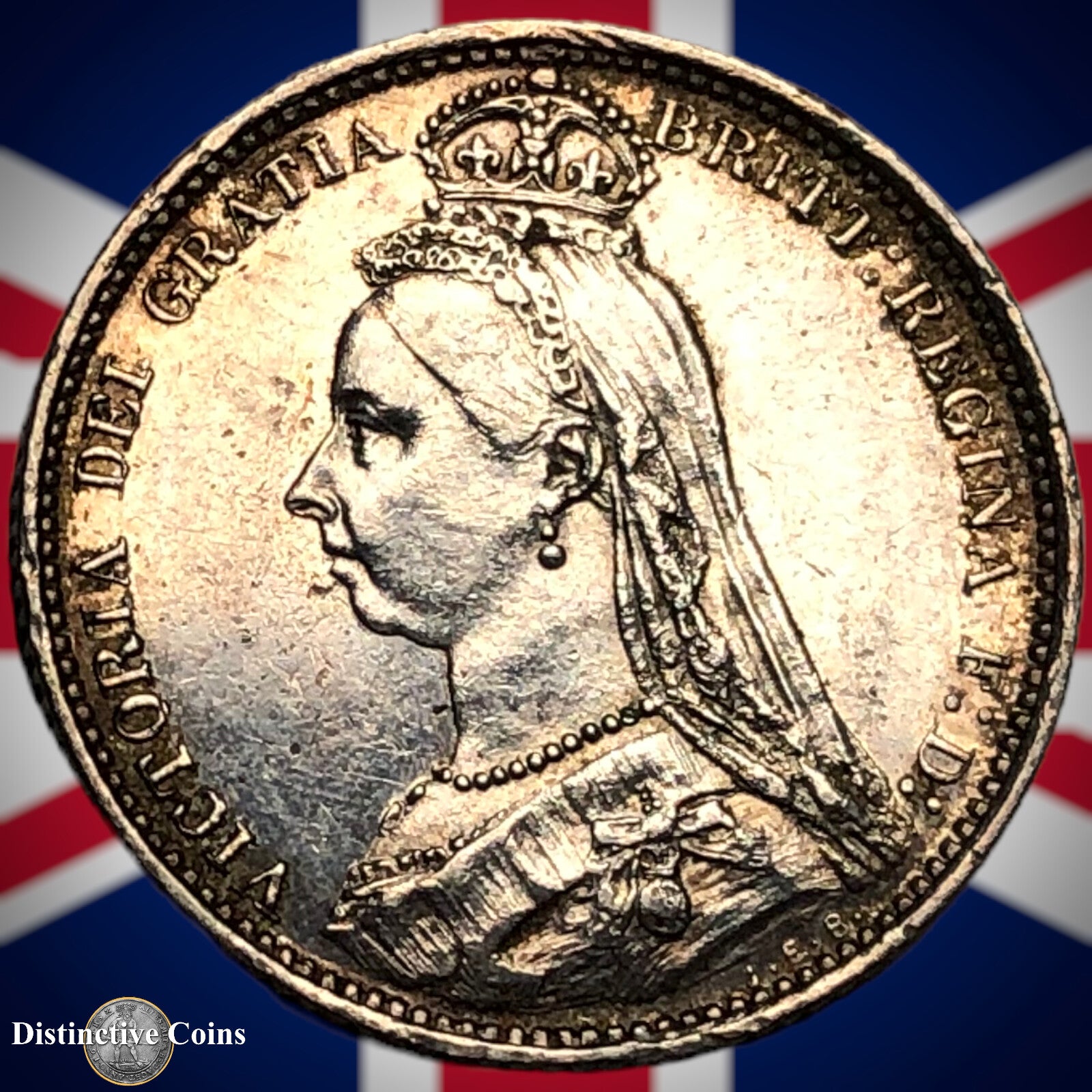 Great Britain 1887 Six Pence GB2683