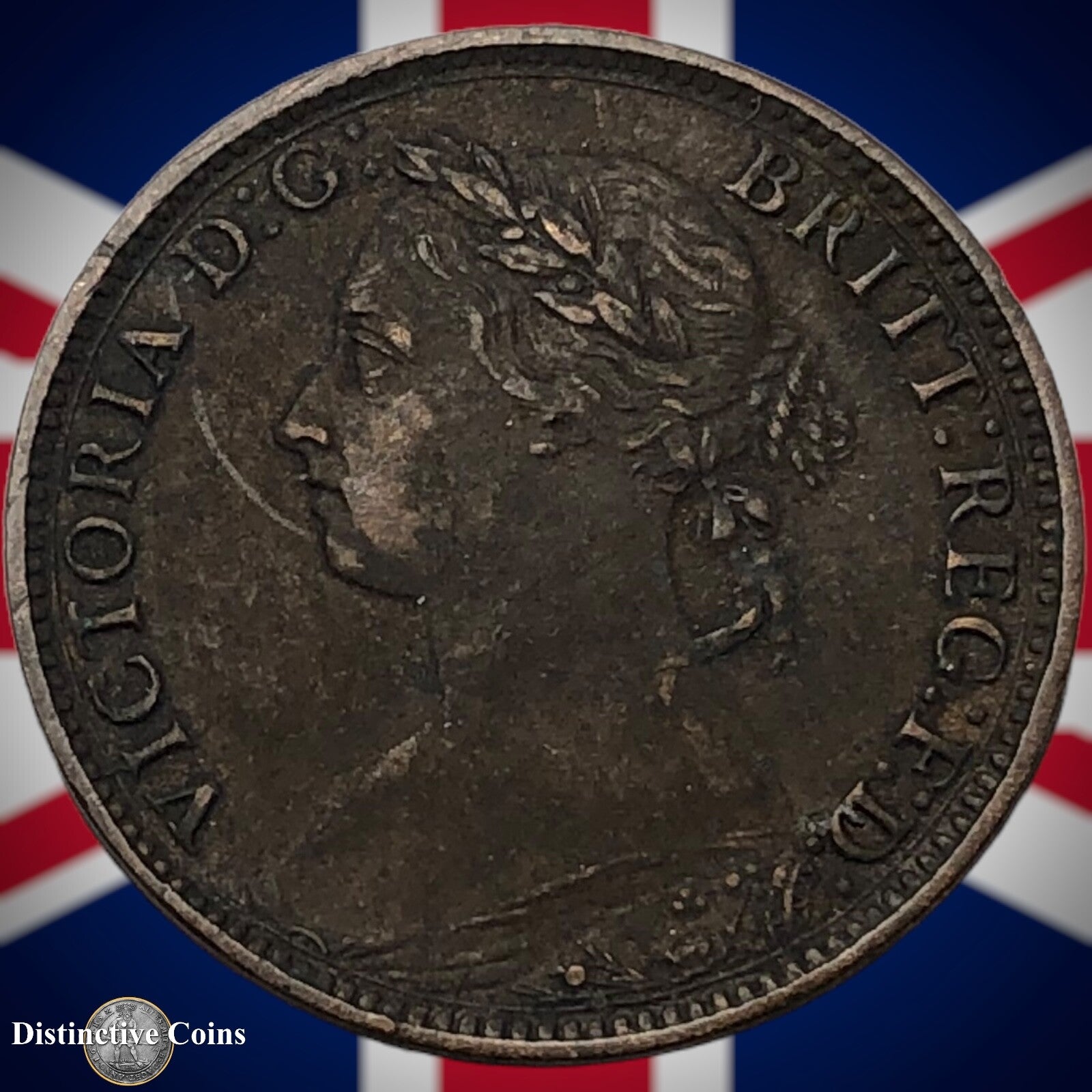 Great Britain 1885 Farthing 1/4d GB4143