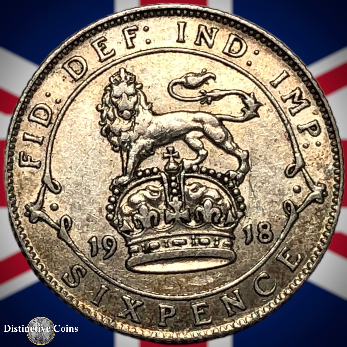 Great Britain 1918 Six Pence GB1614