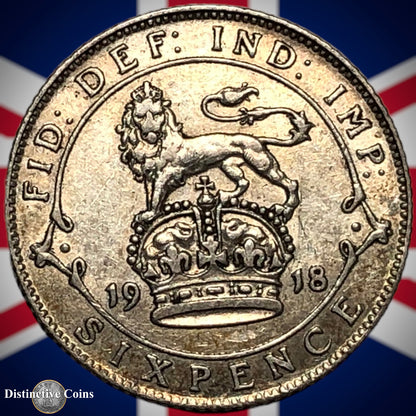 Great Britain 1918 Six Pence GB1614
