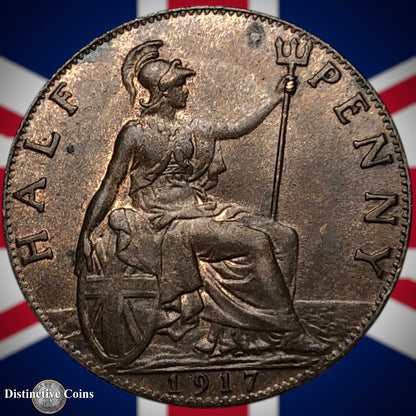 Great Britain 1917 Half Penny 1/2d GB5855