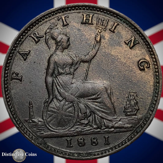 Great Britain 1881 Farthing 1/4d GB3864