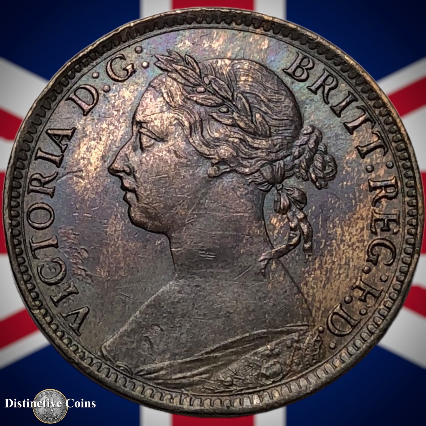 Great Britain 1886 Farthing 1/4d GB4247
