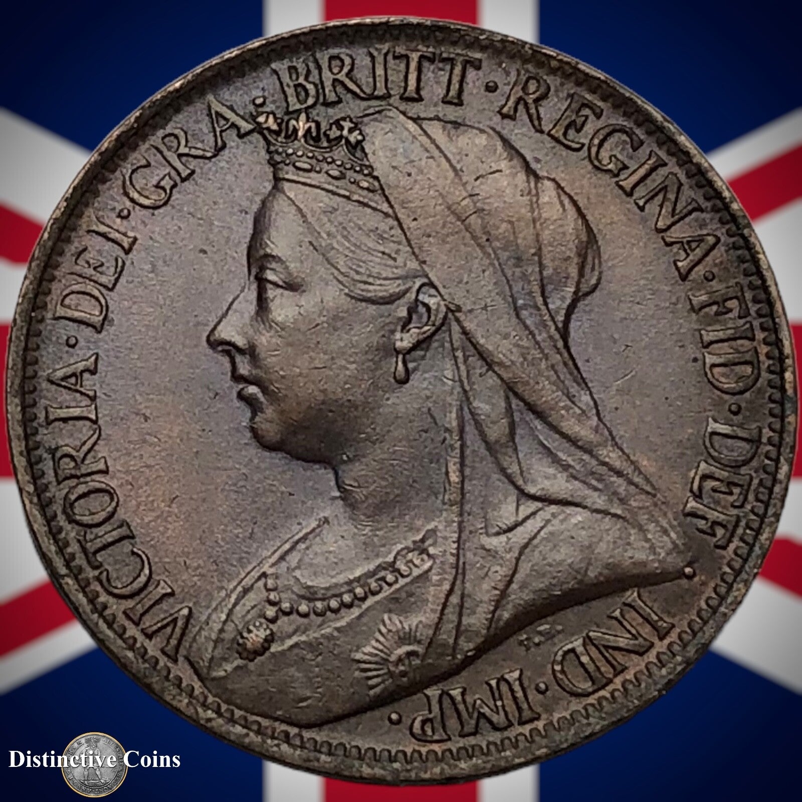 Great Britain 1899 Farthing 1/4d GB4466