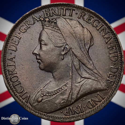 Great Britain 1899 Farthing 1/4d GB4466