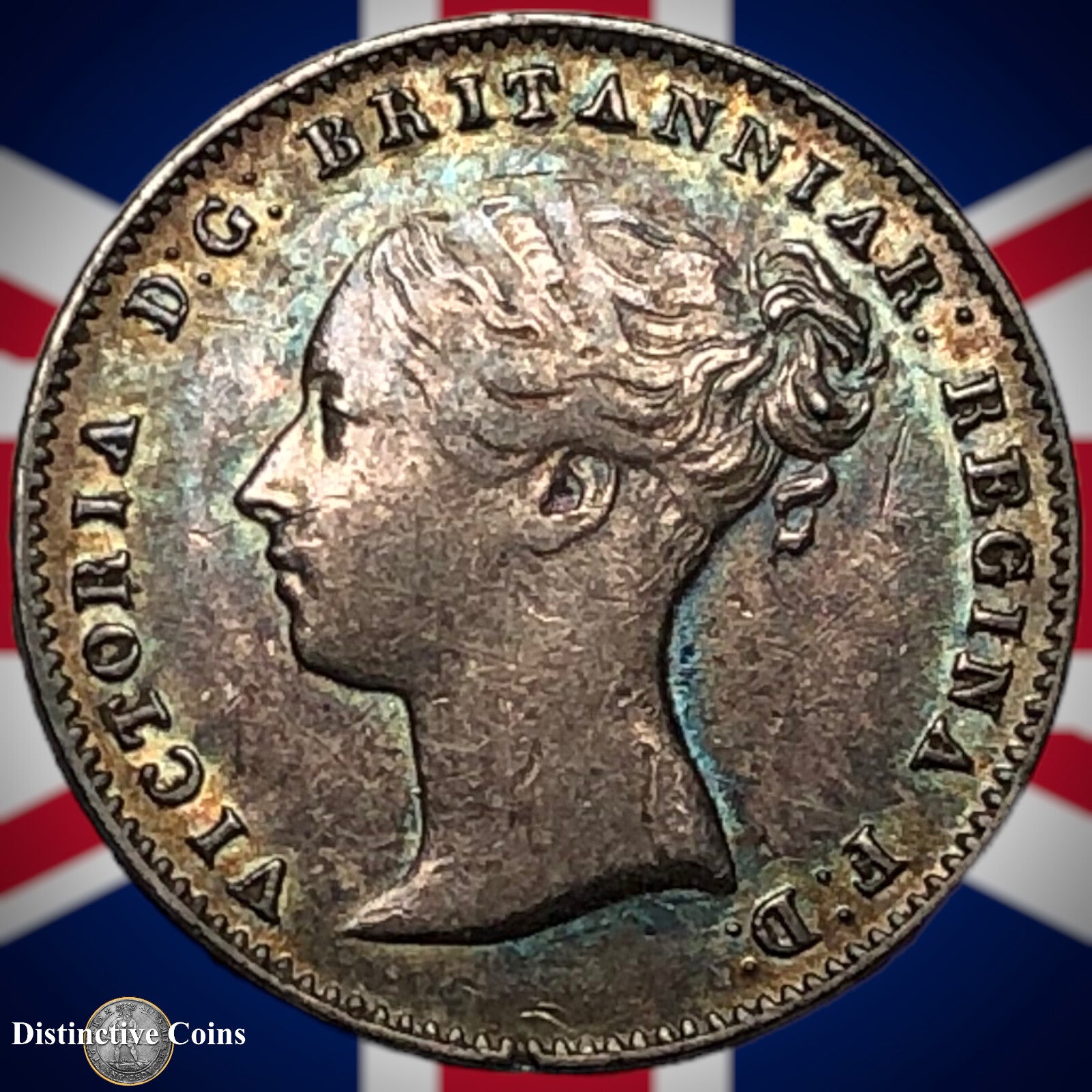Great Britain 1859 Three Pence GB1829