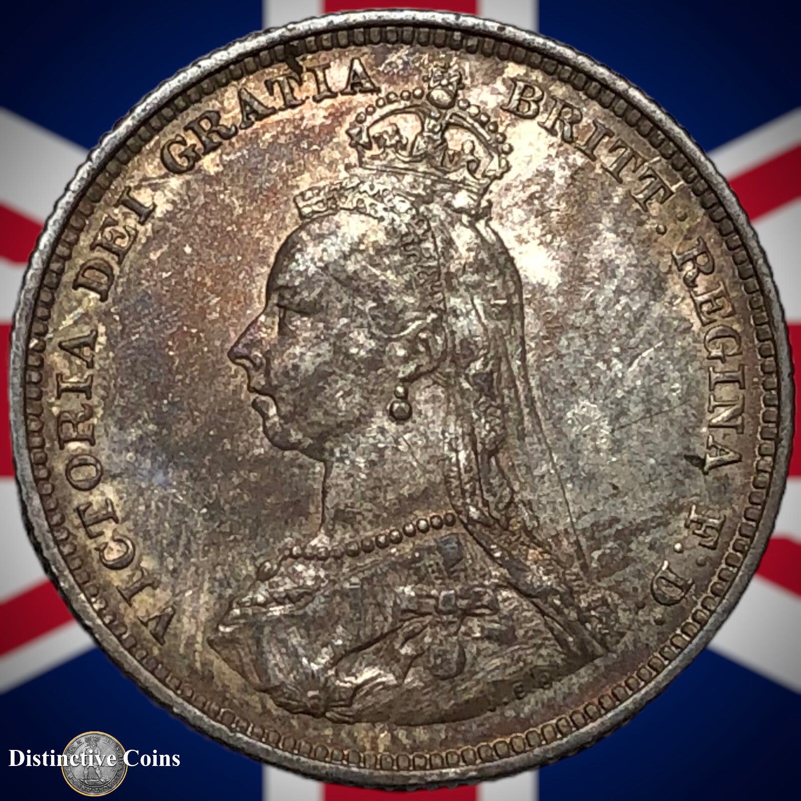 Great Britain 1887 British One Shilling GB0498