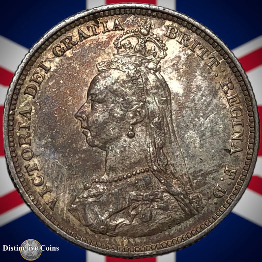 Great Britain 1887 British One Shilling GB0498