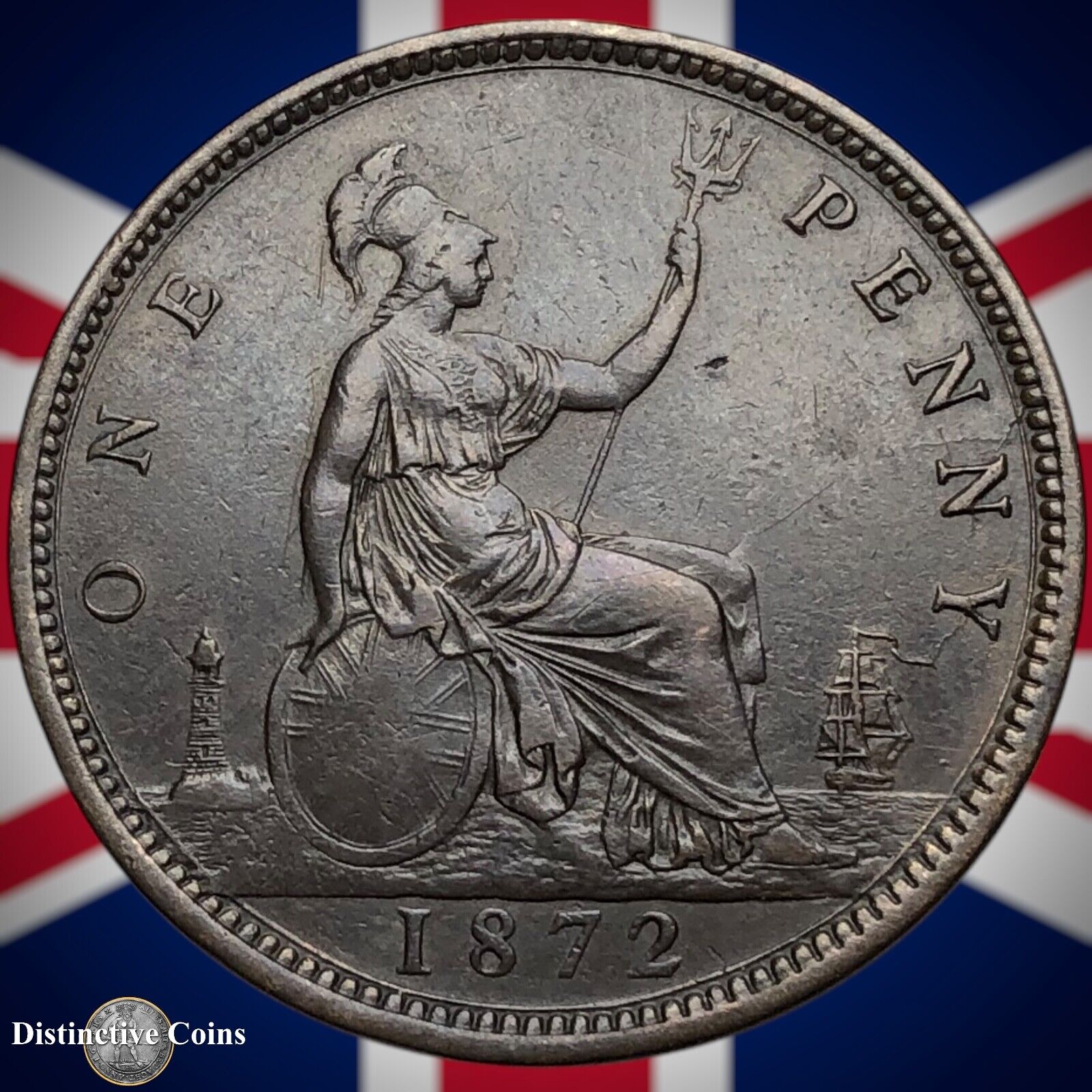 Great Britain 1872 Penny 1d GB6325