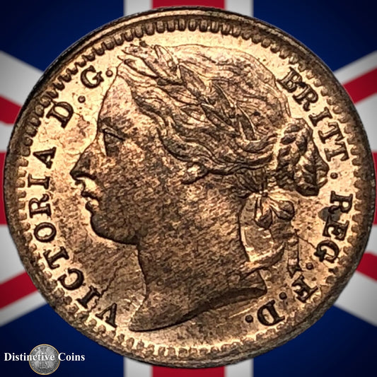 Great Britain 1881 Third Farthing 1/3 Penny GB3020