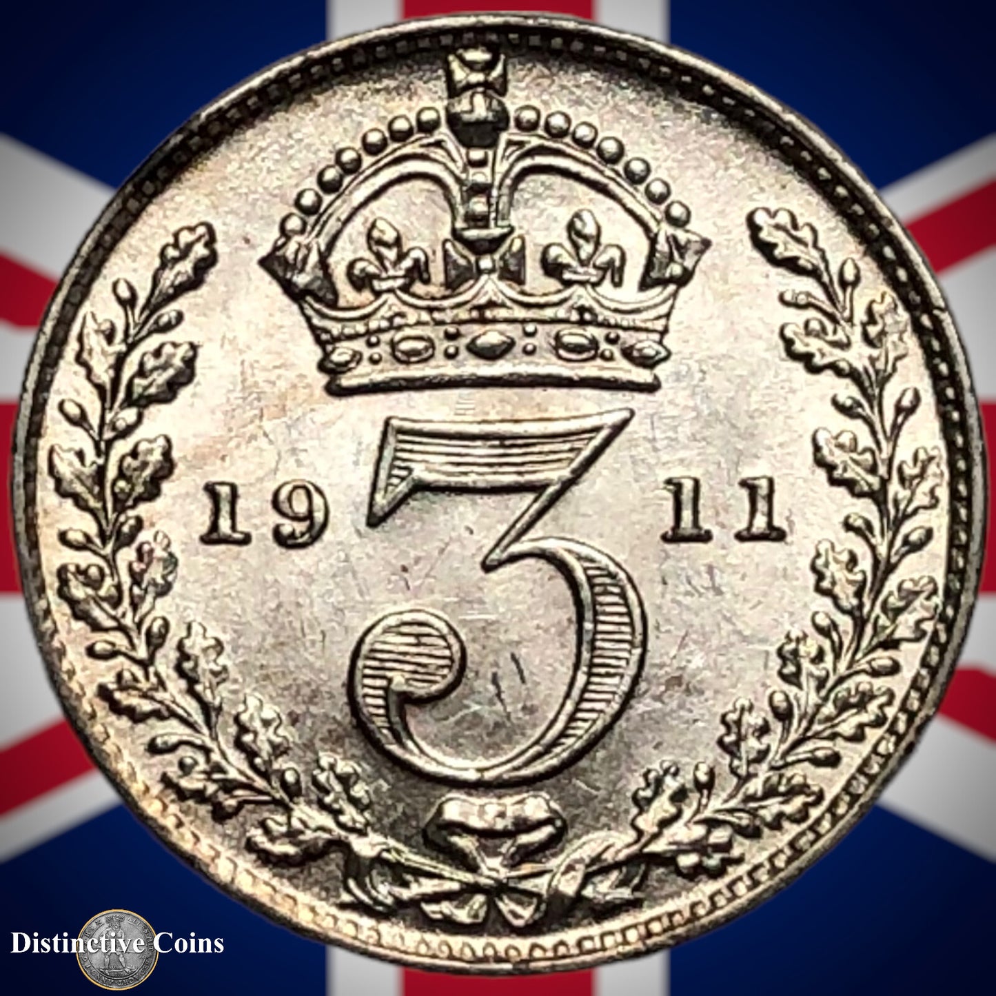 Great Britain 1911 Three Pence GB2143