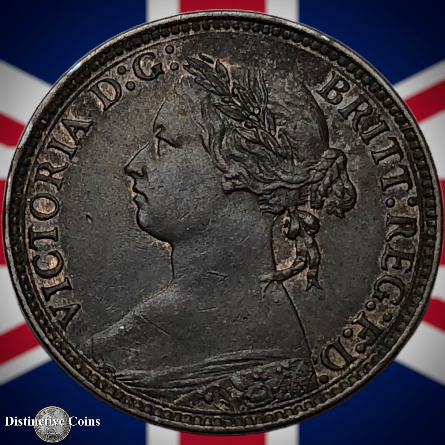 Great Britain 1875 H Farthing 1/4d GB3757