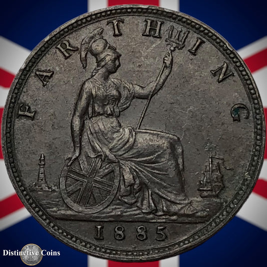 Great Britain 1885 Farthing 1/4d GB4153