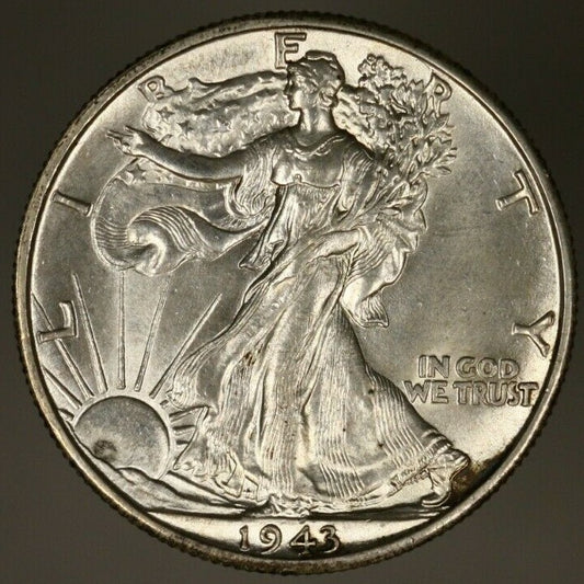 Liberty Walking Half Dollar 1943-D  A1774