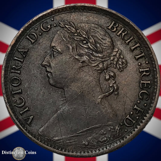 Great Britain 1884 Farthing 1/4d GB4085