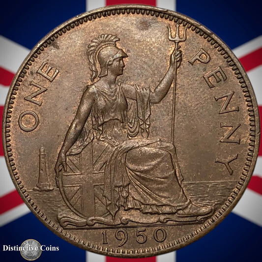 Great Britain 1950 Penny 1d GB7311