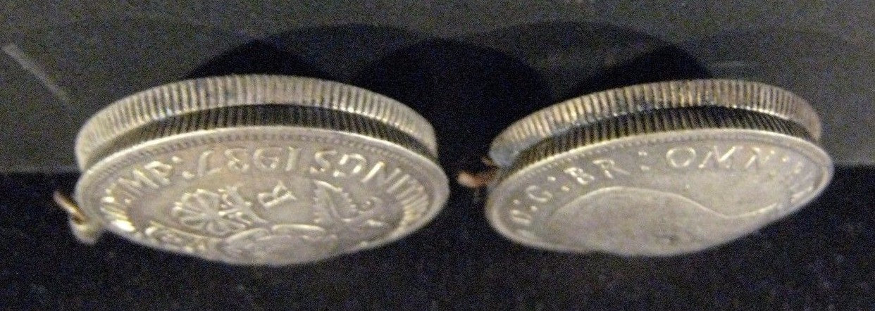 Great Britain World War II "Trench Jewelry" ? From Florins