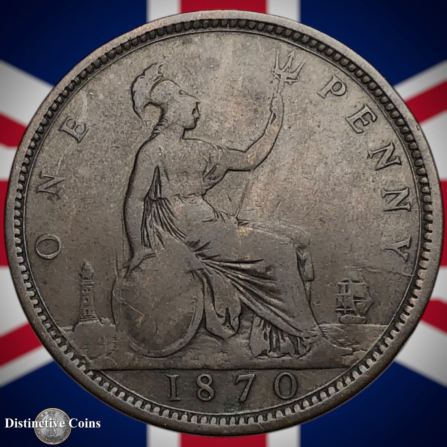 Great Britain 1870 Penny 1d GB6309