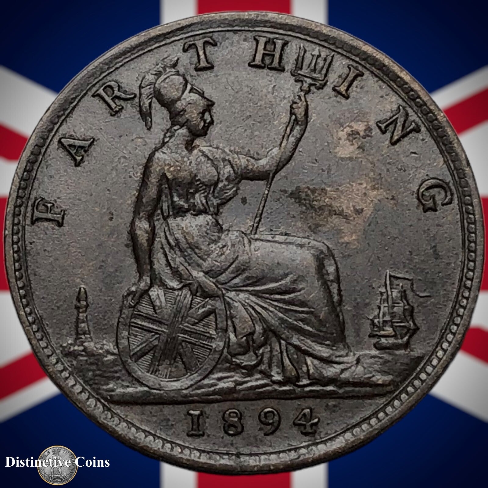 Great Britain 1894 Farthing 1/4d GB4378