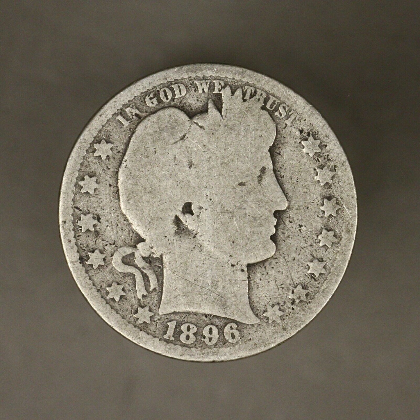 Barber Quarter 1896 O Better Date