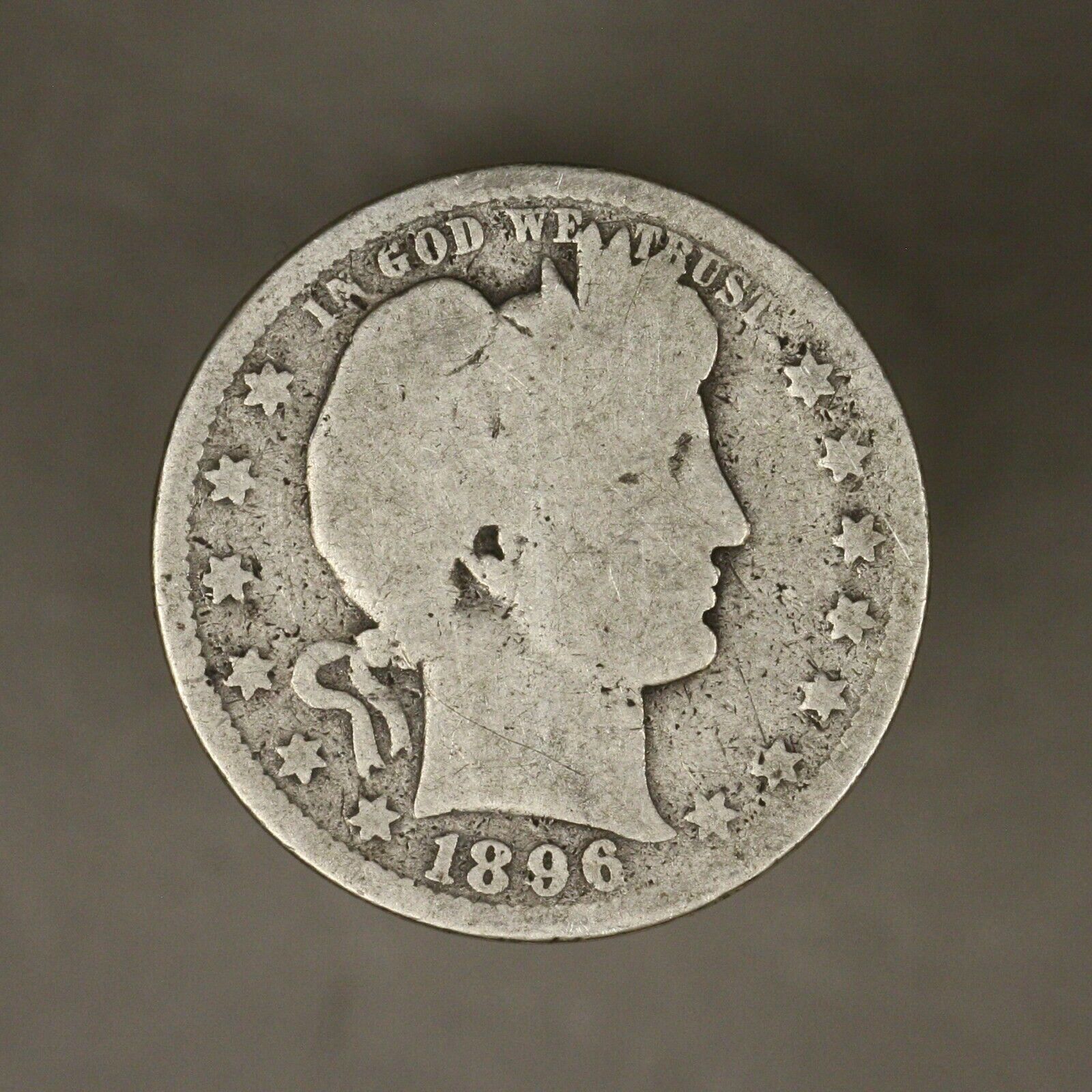 Barber Quarter 1896 O Better Date