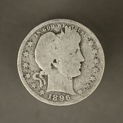 Barber Quarter 1896 O Better Date