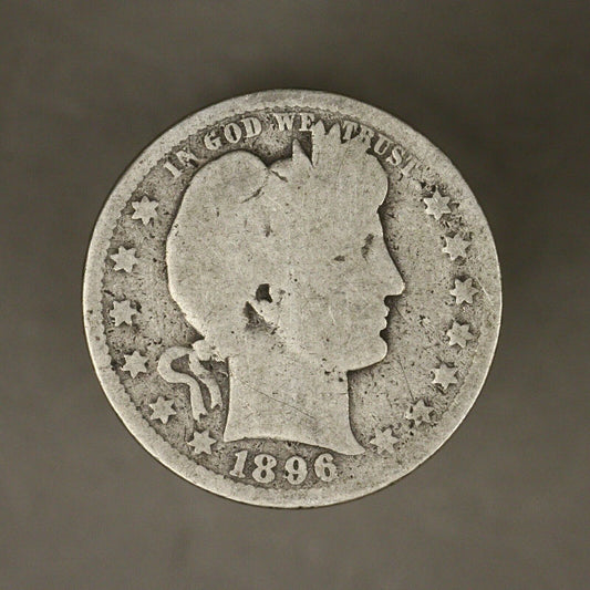 Barber Quarter 1896 O Better Date