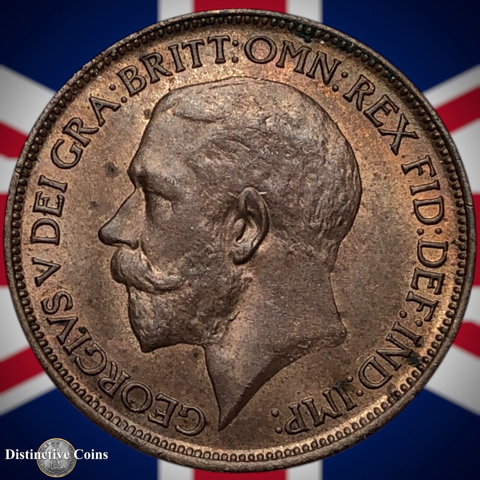 Great Britain 1918 Half Penny 1/2d GB5859