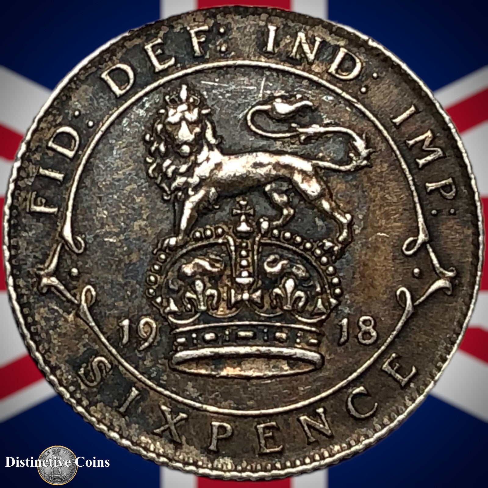 Great Britain 1918 Six Pence GB1621