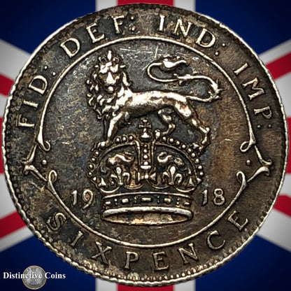Great Britain 1918 Six Pence GB1621
